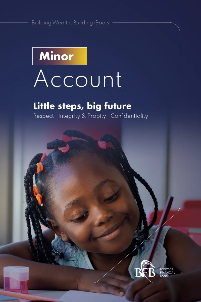 Minor Savings Account — Bedrock Financial Bank